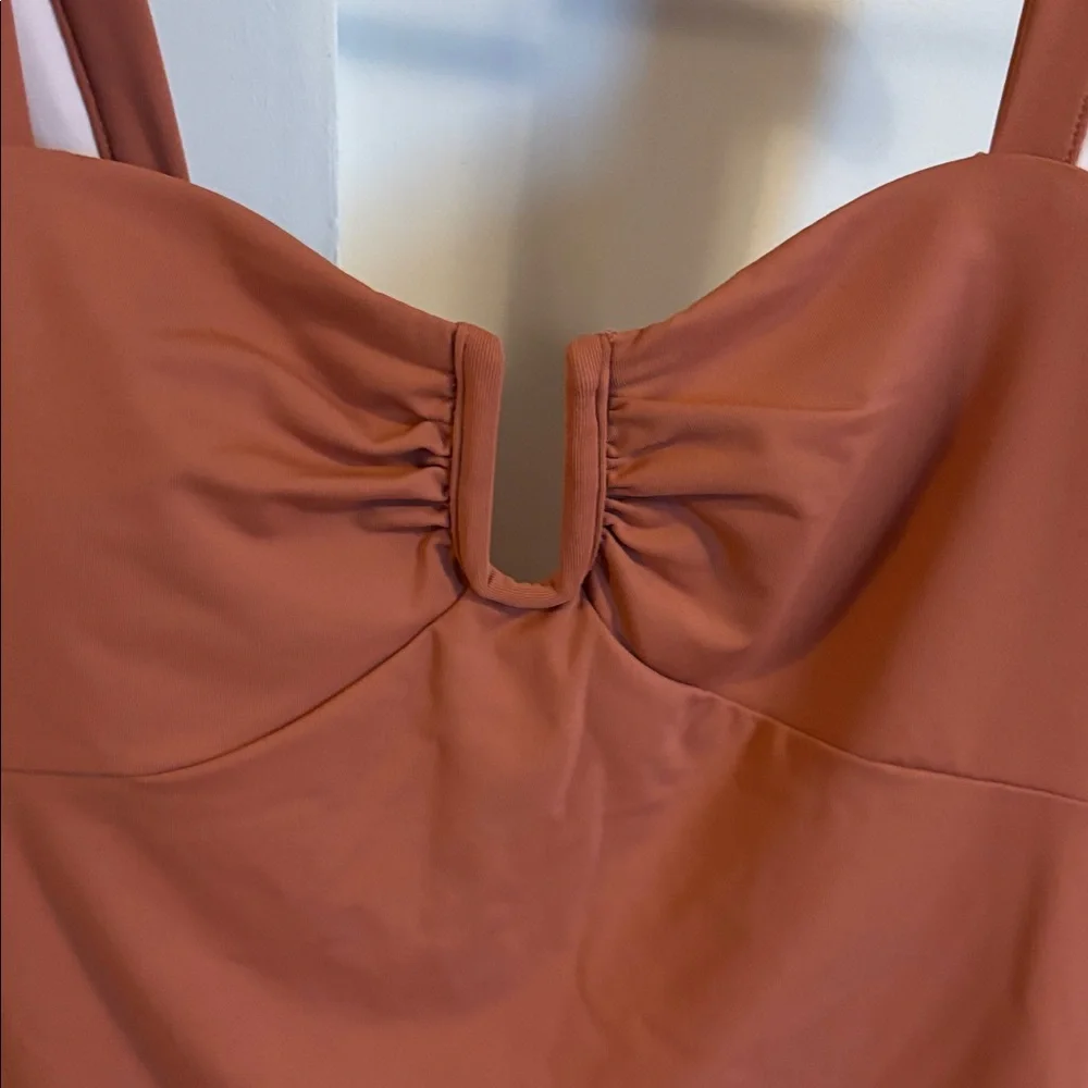 Stylish pink women’s One Piece Swimsuit - Picture 3 of 11